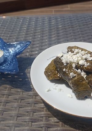Φωτογραφία της συνταγής Κουπέπια ή αλλιώς ντολμαδάκια με κιμά κοτόπουλου, ρύζι και φέτα