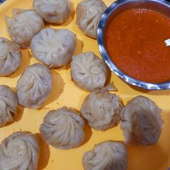 A picture of Veg momos.