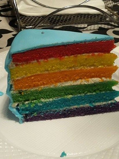 Una foto de Torta Arco Iris