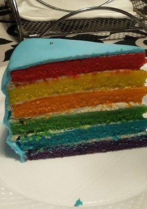 Una foto de Torta Arco Iris