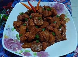 Foto resep Baso kikil bumbu merah