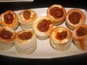 Una foto de relleno de volovanes