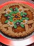 Crostata con marmellata di pesche