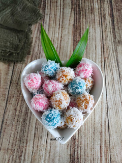 Foto resep Klepon Warna Warni