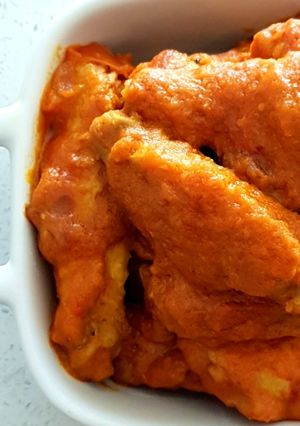 A picture of Chicken in Spicy Sauce (Chicken Sambal).