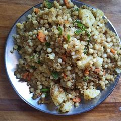 Sabudana upma A picture of Sabudana upma.