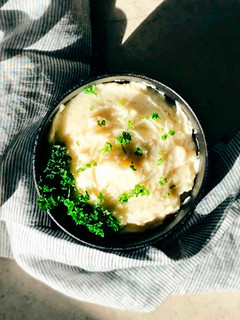 Una foto de Puré de patata con aceite de oliva virgen extra