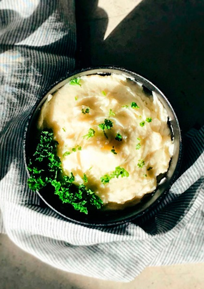 Una foto de Puré de patata con aceite de oliva virgen extra