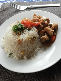 Una foto de Arroz Chaufa casero (miVersion)