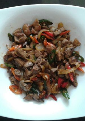 Foto resep Oseng ati maknyus