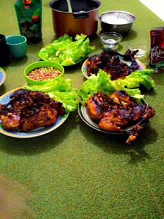 Foto resep Ayam bakar manis saus kecap pedas