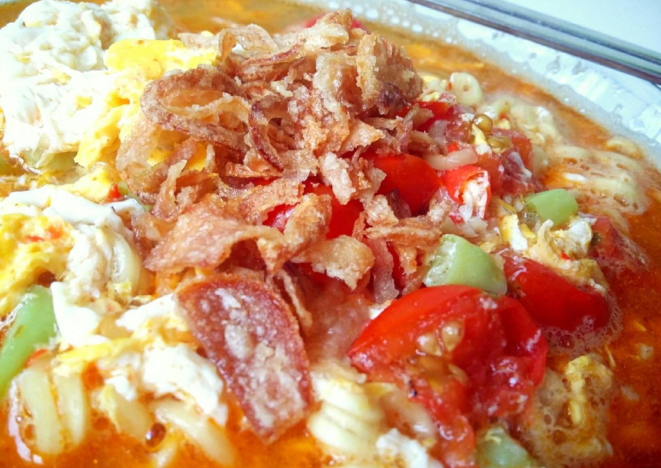 Mie telor kari ayam