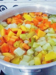 Foto resep Sup buah sederhana