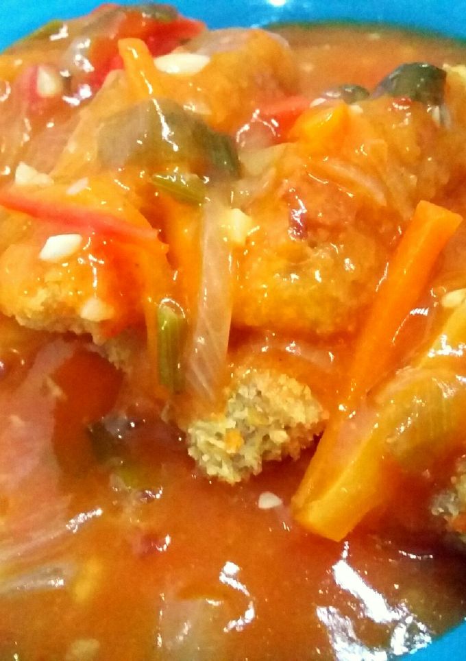 Foto resep Nugget ayam saus asam manis