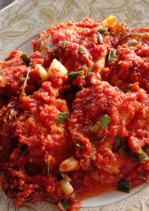Foto resep Telur ceplok balado