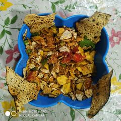Papad Chat A picture of Papad Chat.