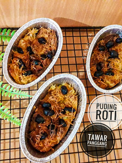 Foto resep Puding Roti Tawar Panggang