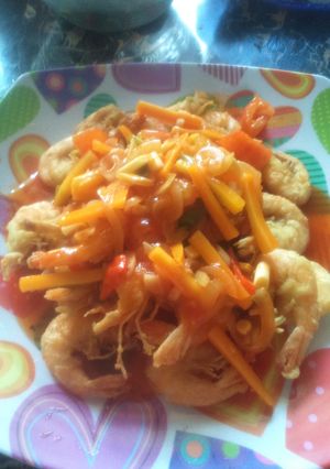 Foto resep Udang goreng tepung asam manis
