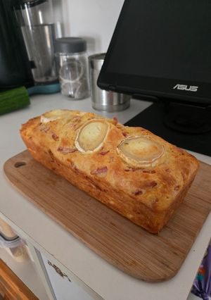 Une photo de Cake au jambon/chèvre