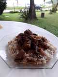Chop Suey de lomo y verduras con arroz