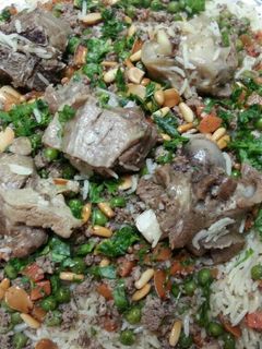 صورة لوصفة أرز أوزي باللحم