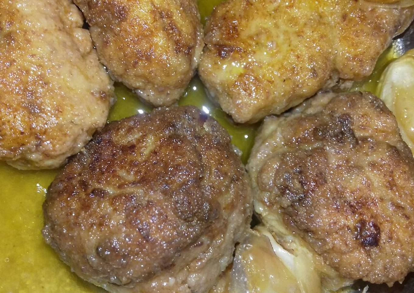 Albóndigas de pollo al whisky