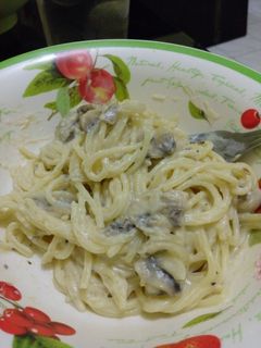 Foto resep Creamy Mushroom Sphagetti Carbonara