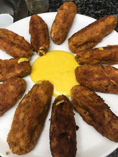 Una foto de 70. Croquetas de bacalao o mandonguilles d’abaejo (picoteo)