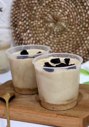 Foto resep Raisin Coffe Puding Busa in Cup