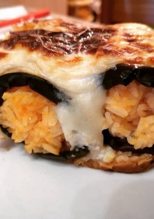 Foto di Involtini di melanzane con riso al pomodoro e mozzarella