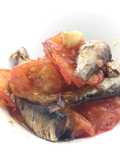 Baked Tomato And Garlic With Smoked Kieler Sprat