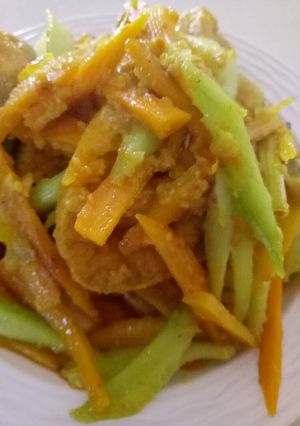 Foto resep Acar kuning pedas wotihu (wortel timun tahu)