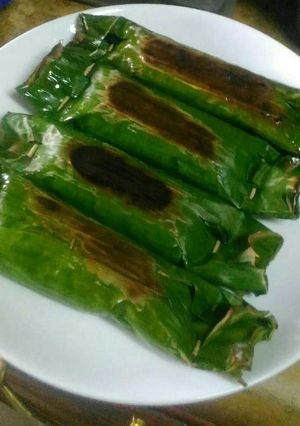 Foto resep Nasi bakar teri