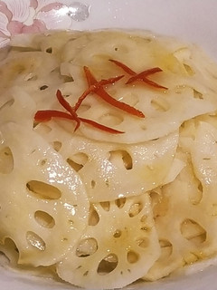 蜂蜜涼拌蓮藕 的食譜成品照片