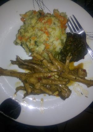 A picture of Amanqina(Chicken feet).