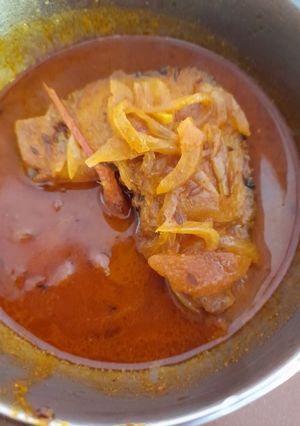রুই মাছের কালিয়া (rui macher kalia recipe in bengali) রেসিপির প্রধান ছবি