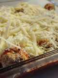 One Dish Ravioli and Meatball Casserole
