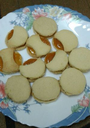 صورة لوصفة بسكوت سابليه بالمربي