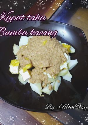 Foto resep Kupat tahu bumbu kacang