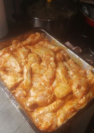 Una foto de Alita de pollo con salsa agridulce