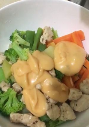 Foto resep SALAD SAYUR thousand island #dapursetia #SaladAction