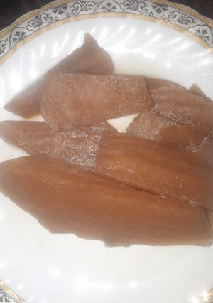 عکسی از دستور چغندر قند پخته