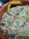 Pilaf de orez cu spanac!