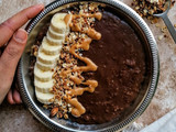 Papas de Aveia com Banana e Cacau