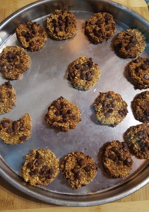 Una foto de Galletitas de banana y avena