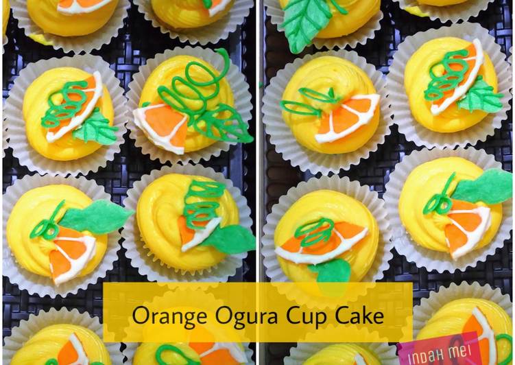 Orange 🍊 Ogura Cup Cake