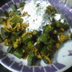 Coconut okra A picture of Coconut okra.