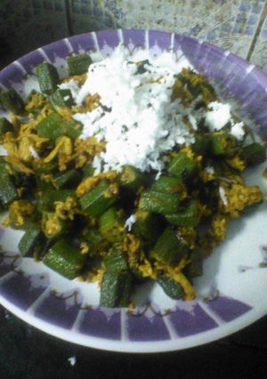 A picture of Coconut  okra.