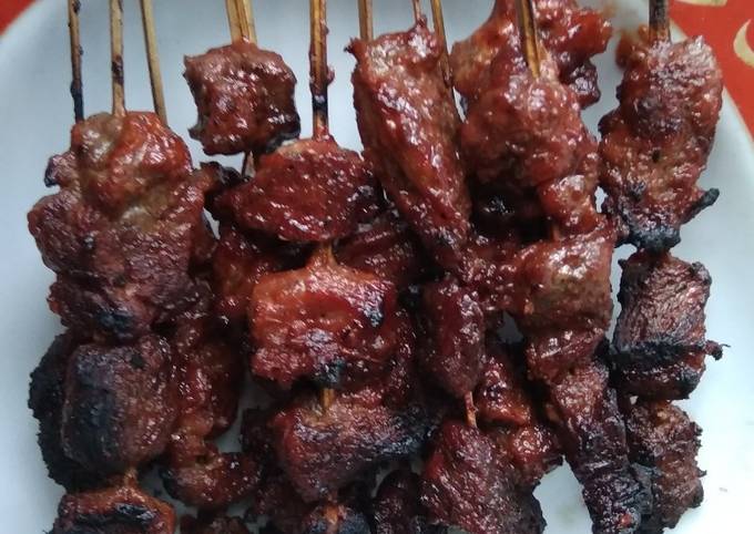 Cara Membuat Sate Daging Sederhana Dan Enak