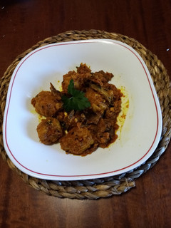 Una foto de Albóndigas con verdura y champiñón